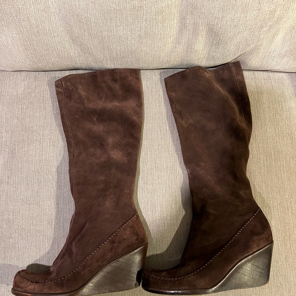Aerosoles suede knee boots